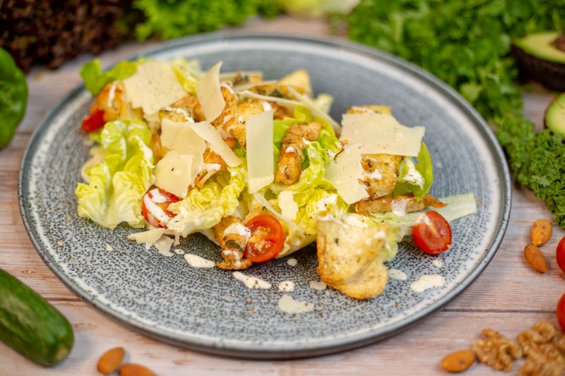 Dions Caesar salad with croutons