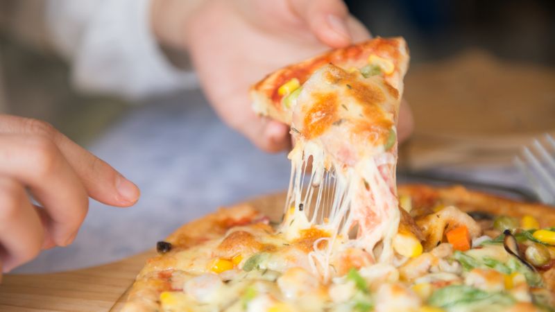 Dions veggie garden pizza fresh toppings